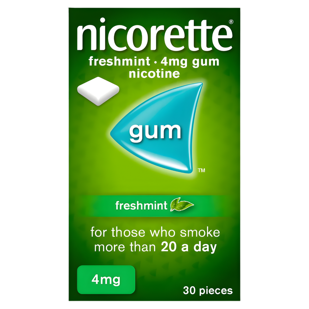 Nicorette 4mg gum fresh mint 