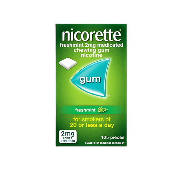 Nicorette 2mg gum fresh mint