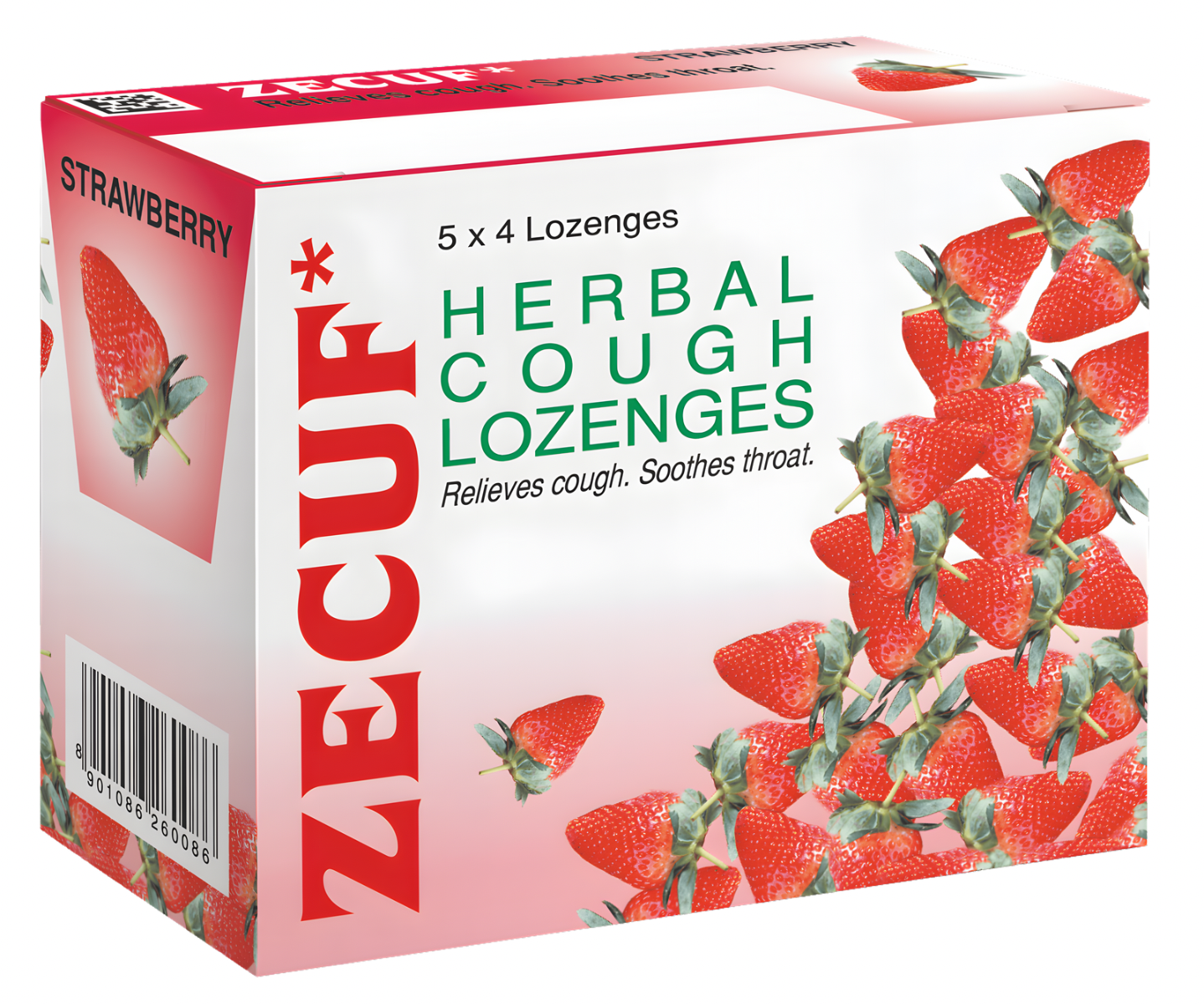 Zecuf strawberry lozenges 