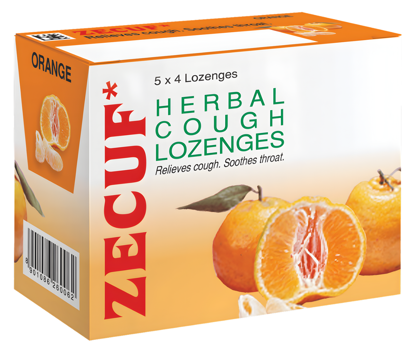 Zecuf orange lozenges 