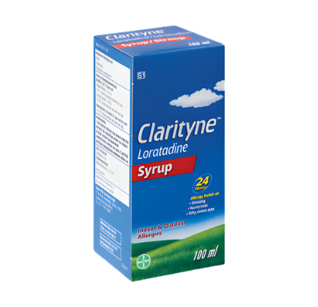Clarityne syrup (loratadine syrup )