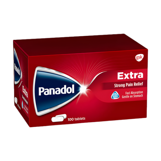 Panadol extra (paracetamol + caffeine)